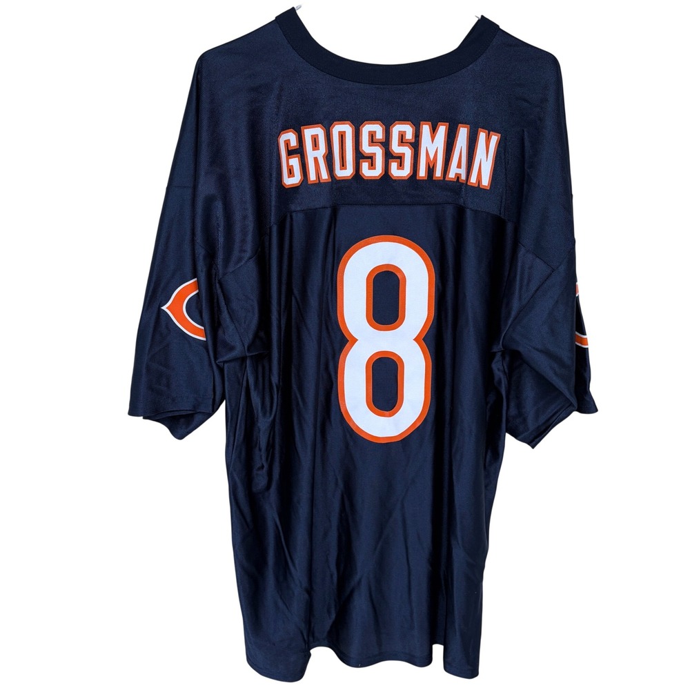 Rex Grossman #8 Chicago Bears Football Jersey‎ XL Navy Blue NFL Mens